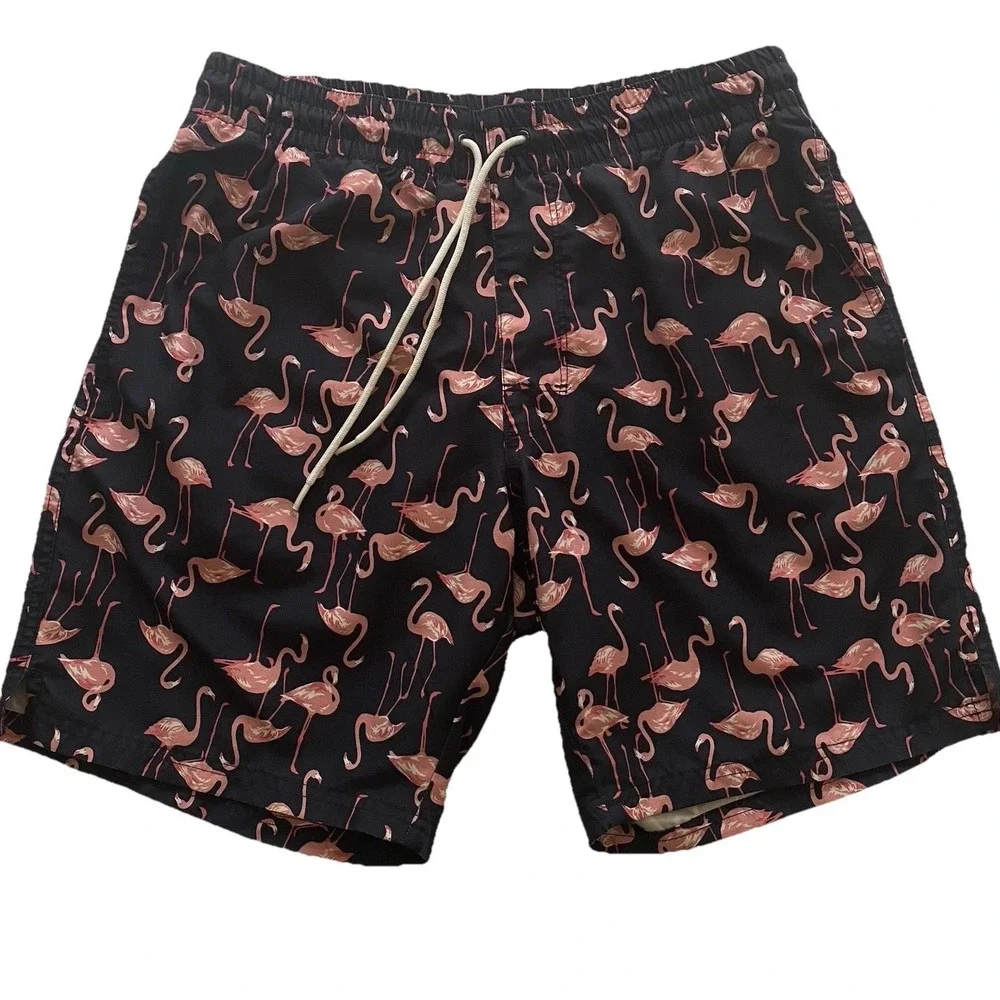 Old Navy Flamingo Swim Shorts Small 30